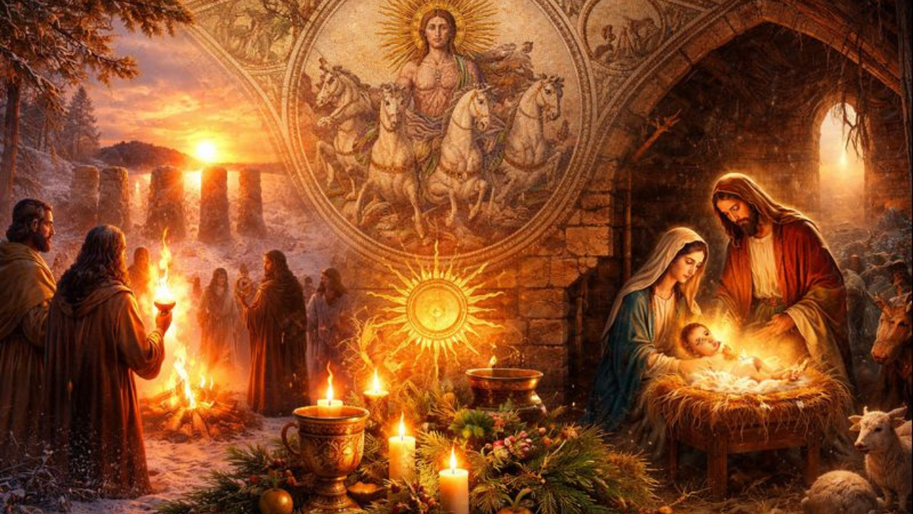 Descubra a origem do Natal e a relação entre o nascimento de Jesus, o solstício de inverno e o culto ao Sol Invictus.