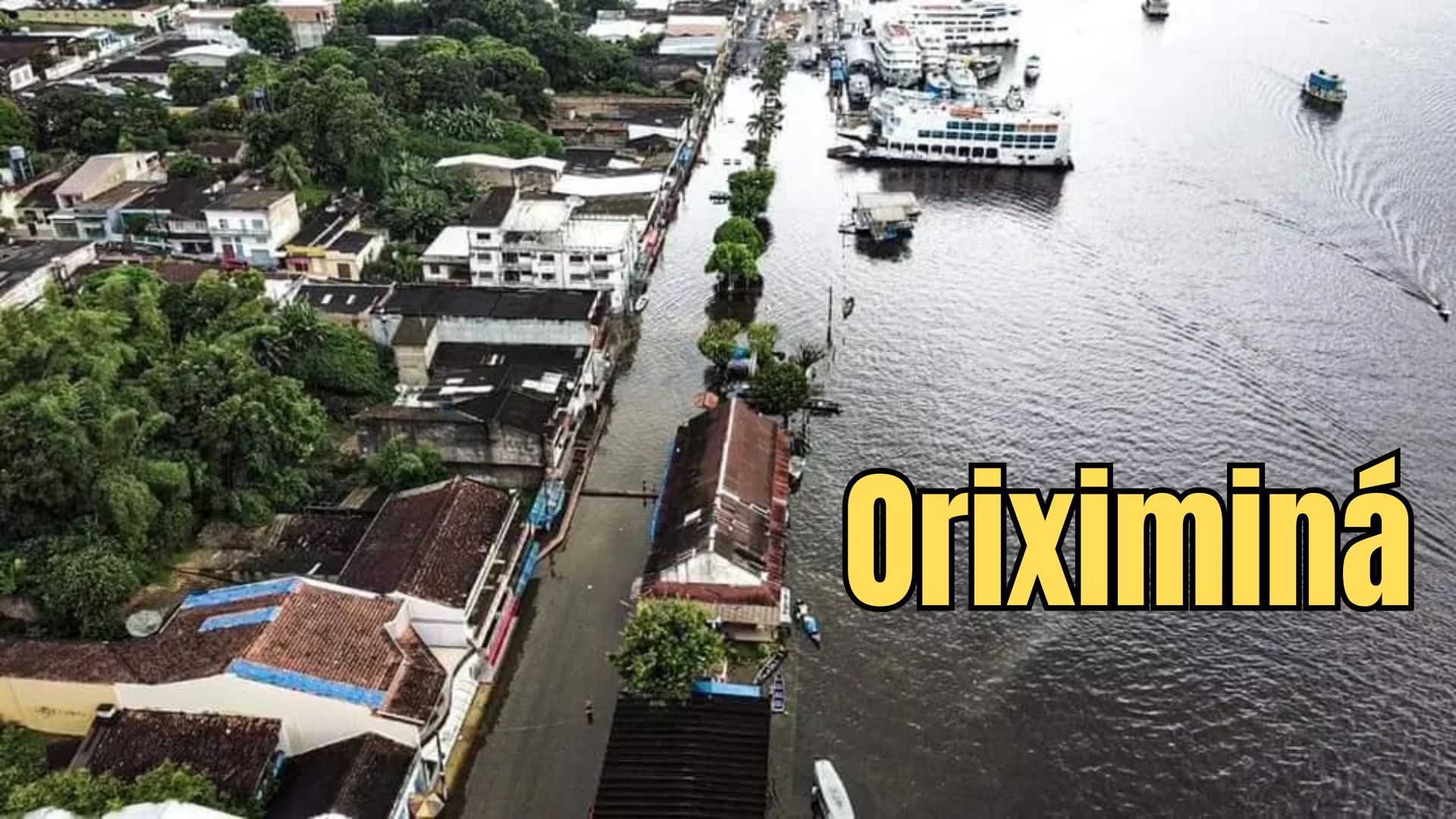 Oriximiná no Pará cercada pela floresta amazônica e pelo rio Trombetas, uma das cidades mais preservadas do Brasil.