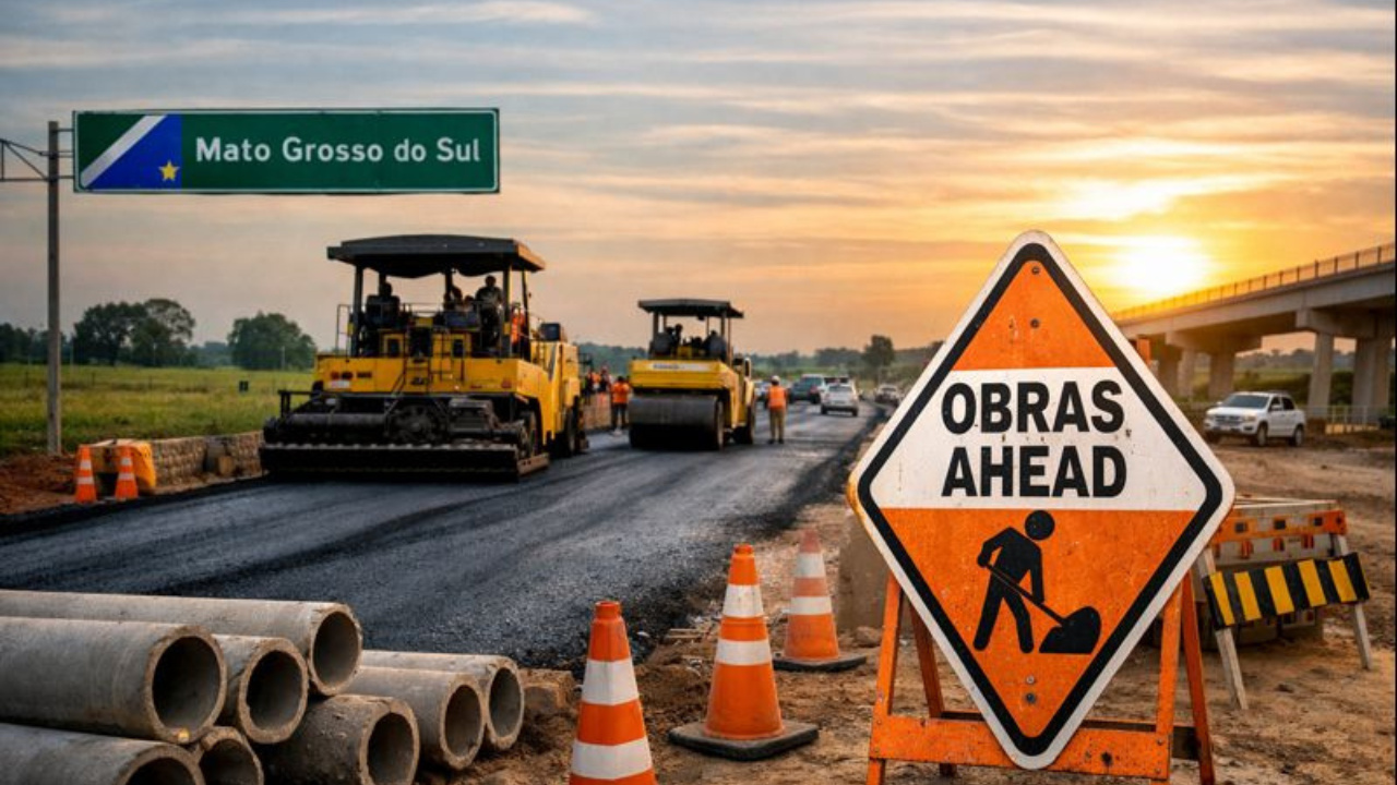 Obras rodoviárias da Agesul devem impulsionar investimentos em infraestrutura MS com novos projetos de pavimentação.