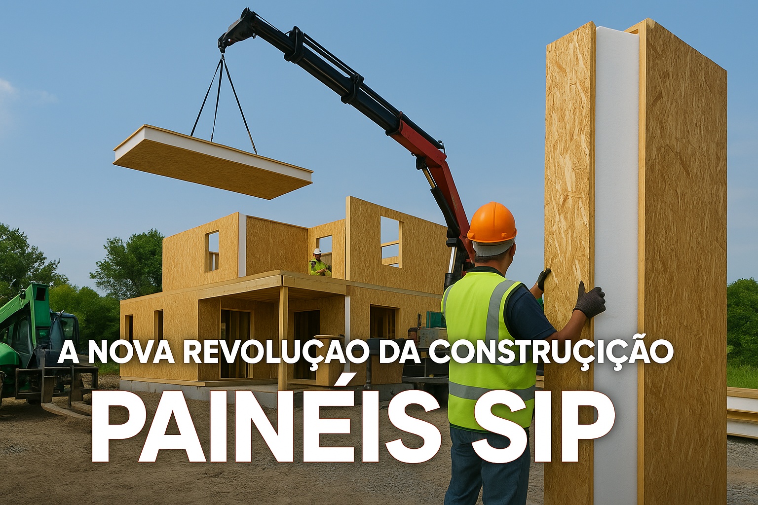 Painéis SIP chegam ao Brasil como solução que pode aposentar a alvenaria tradicional e as lajes leves, oferecendo estrutura resistente, montagem rápida e isolamento térmico avançado; tecnologia consolidada em milhares de obras nos EUA e Canadá