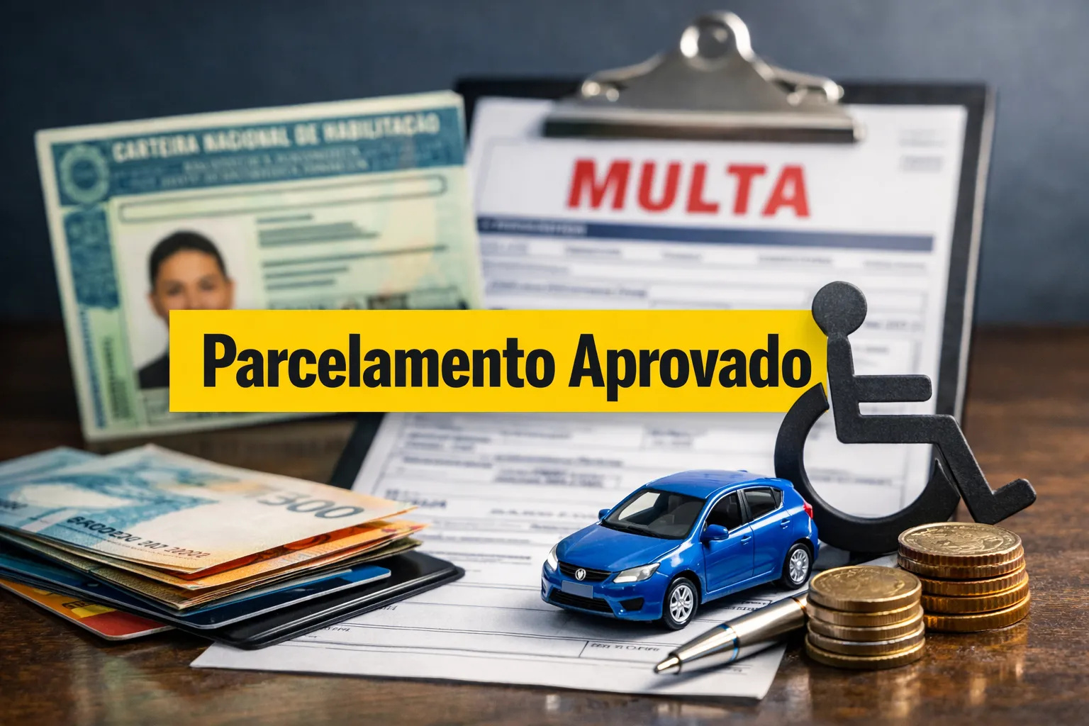 Câmara aprova PL 451/24 que autoriza parcelamento de multas de trânsito para motoristas com deficiência e responsáveis legais.