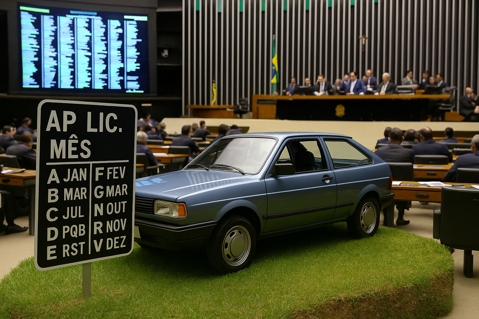 Câmara aprova PEC que isenta IPVA para carros com mais de 20 anos em todo o país