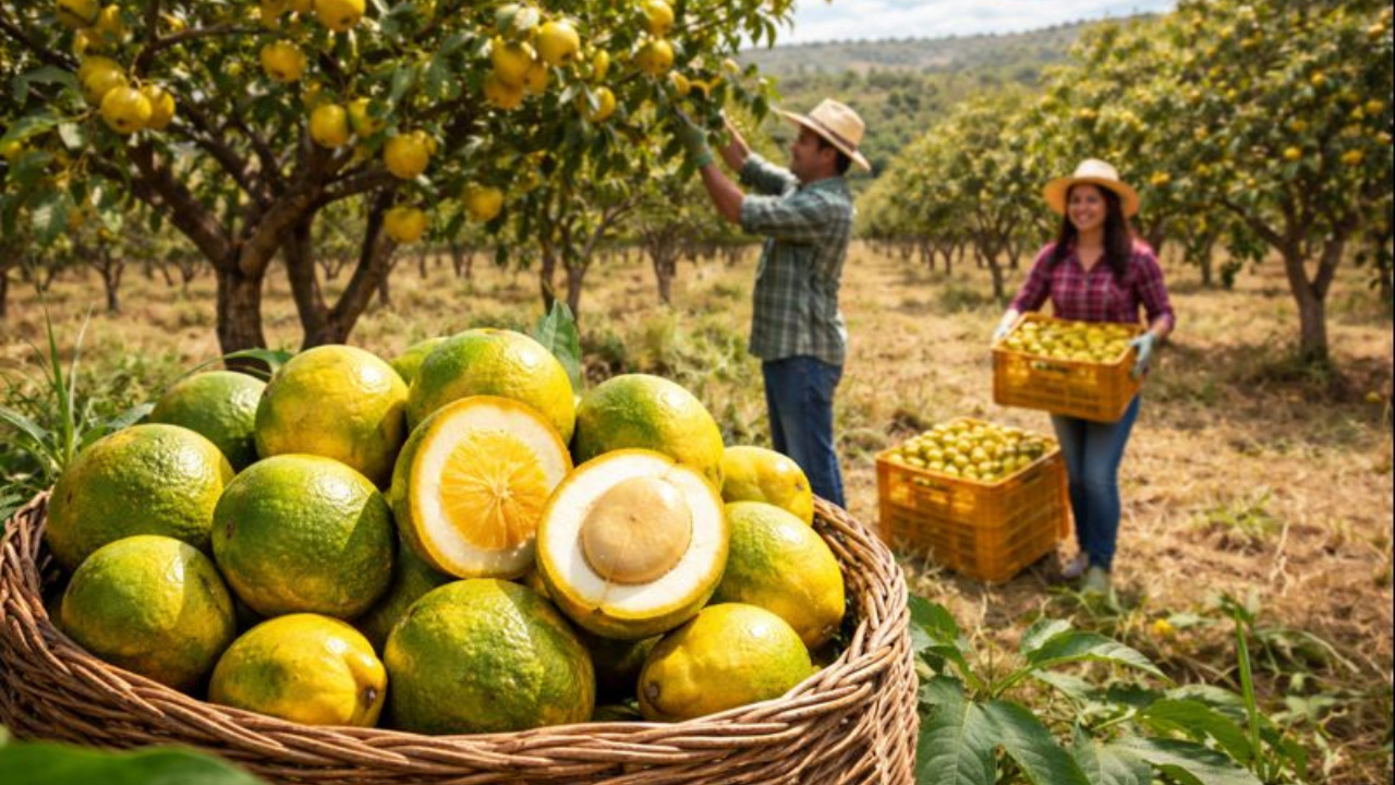 Inovação da Embrapa Cerrados, o pequi sem espinho impulsiona a produção de pequi no Brasil e consolida o cultivo comercial no Cerrado.