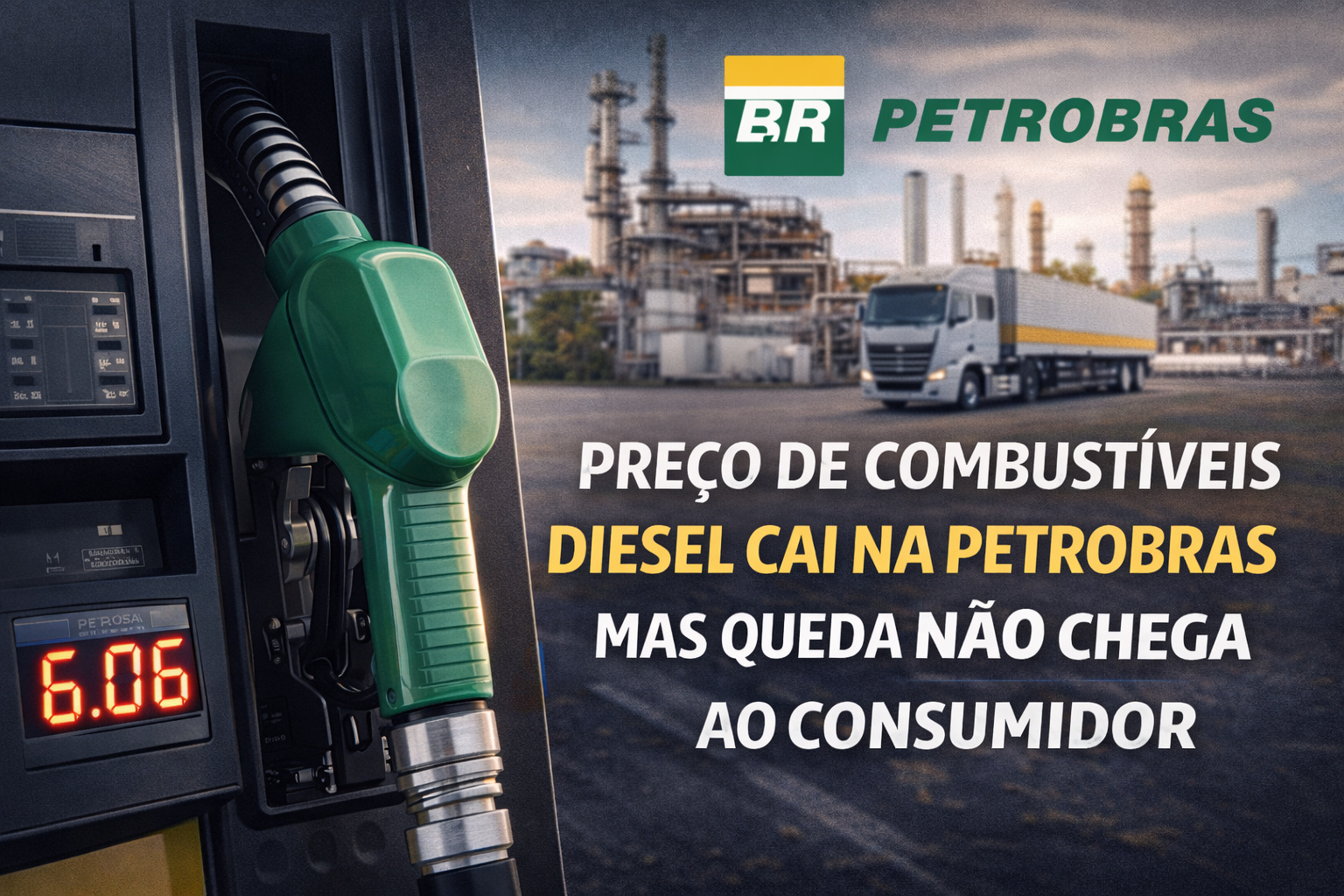 Preço de combustíveis: diesel cai na Petrobras, mas queda não chega ao consumidor no Brasil