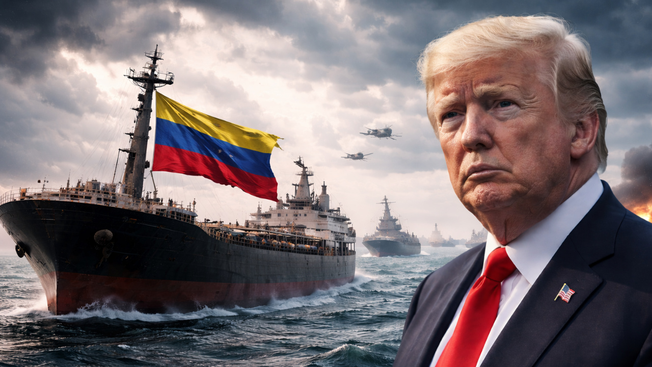 Donald Trump anuncia que os Estados Unidos vão manter sob controle navios-tanque e cargas de petróleo apreendidos próximos à Venezuela, ampliando a pressão econômica e militar sobre o governo de Nicolás Maduro.