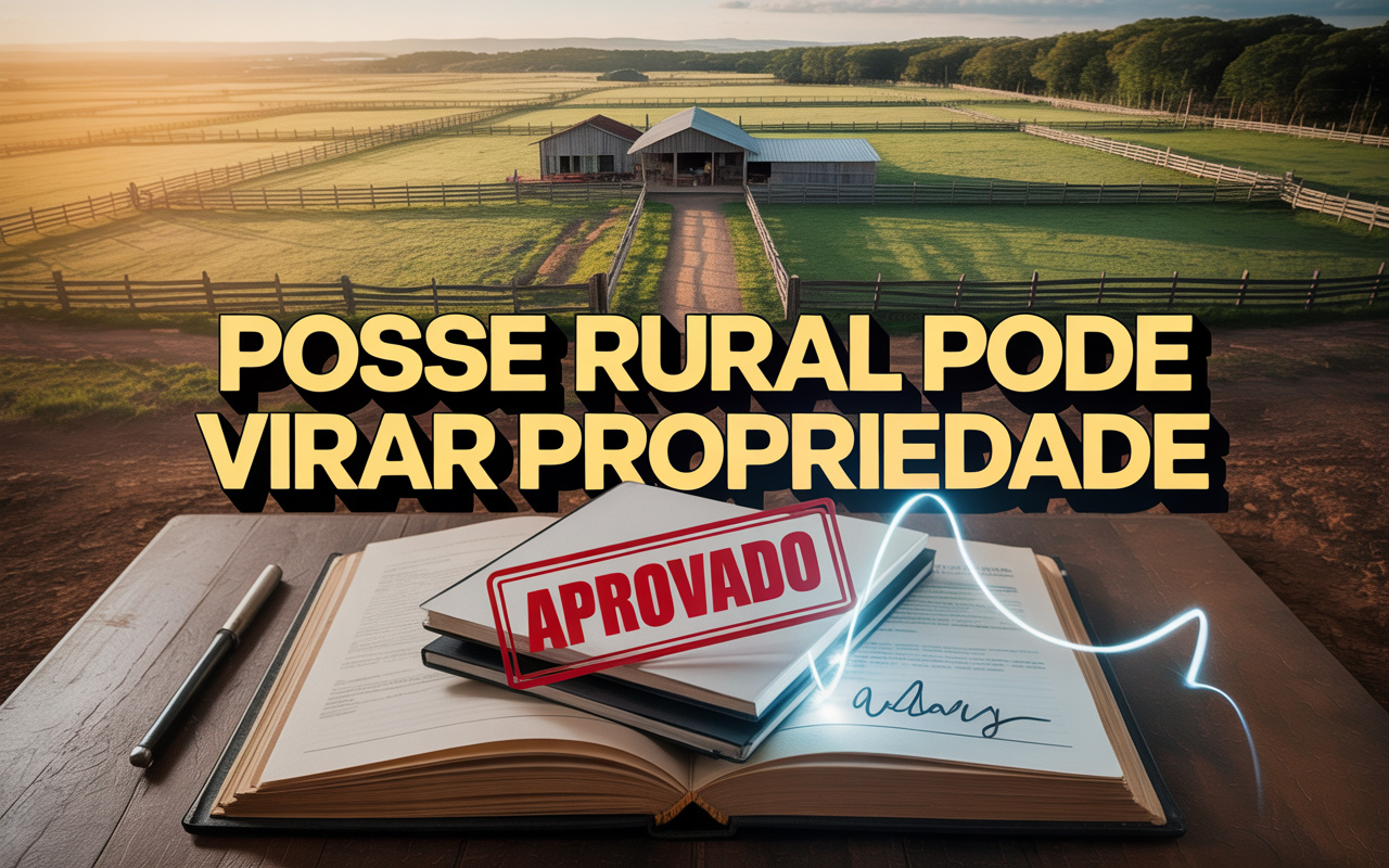 A lei que quase ninguém usa: posseiros rurais agora podem regularizar terras diretamente no cartório, sem processo judicial, com apoio do Provimento 65 do CNJ; um atalho real para transformar posse antiga em propriedade