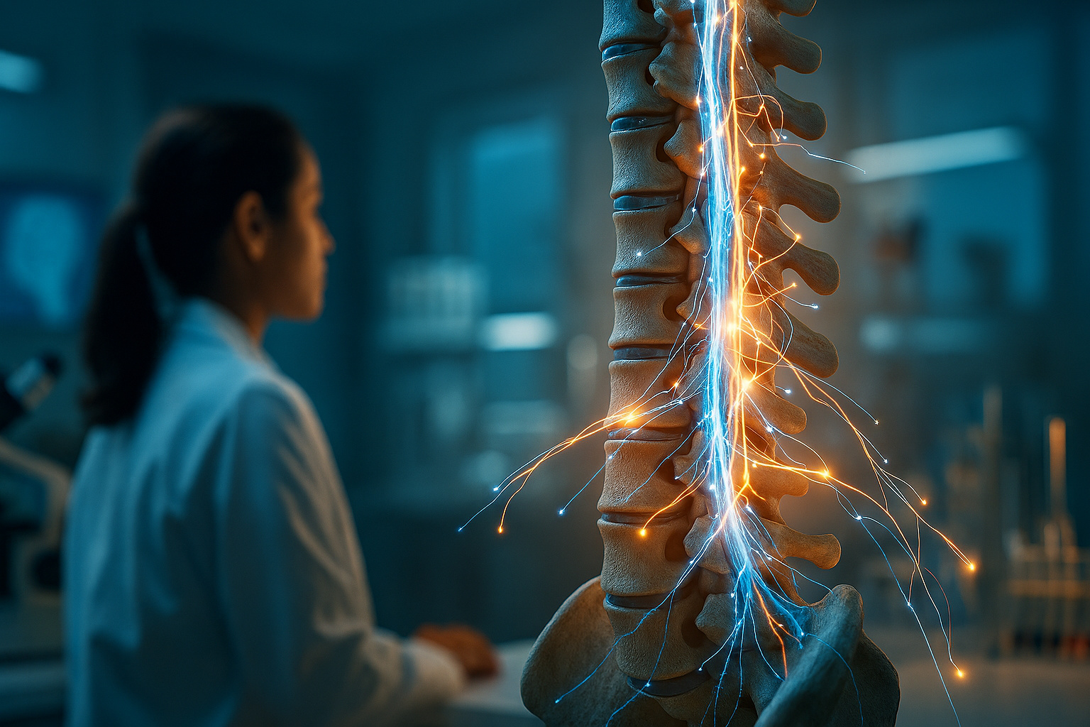 Pesquisas lideradas por cientistas brasileiras avançam na regeneração da medula espinhal e podem devolver movimentos a pessoas com paralisia