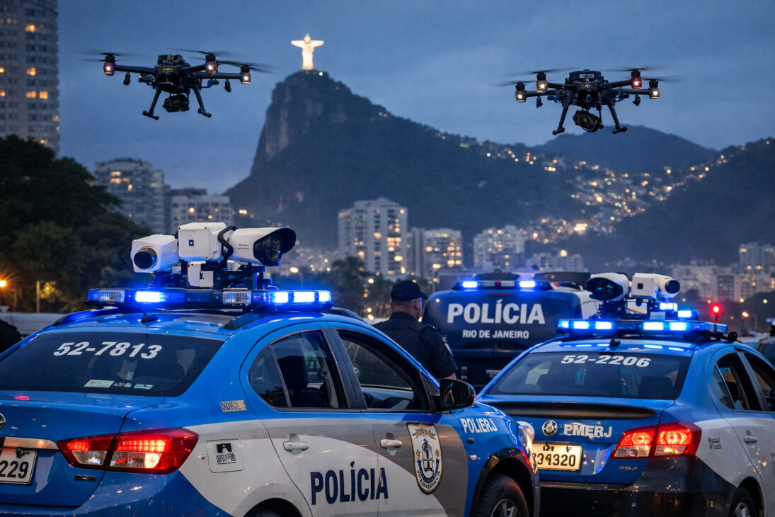 seguridad reforzada en el Réveillon en Río de Janeiro con tecnología policial avanzada