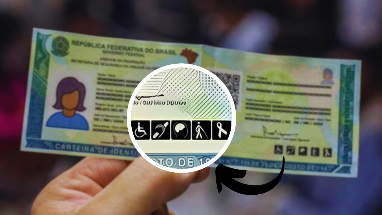 Descubra o que são os símbolos do novo RG, quem pode incluir, como solicitar e quais vantagens eles garantem para pessoas com deficiência no documento nacional.