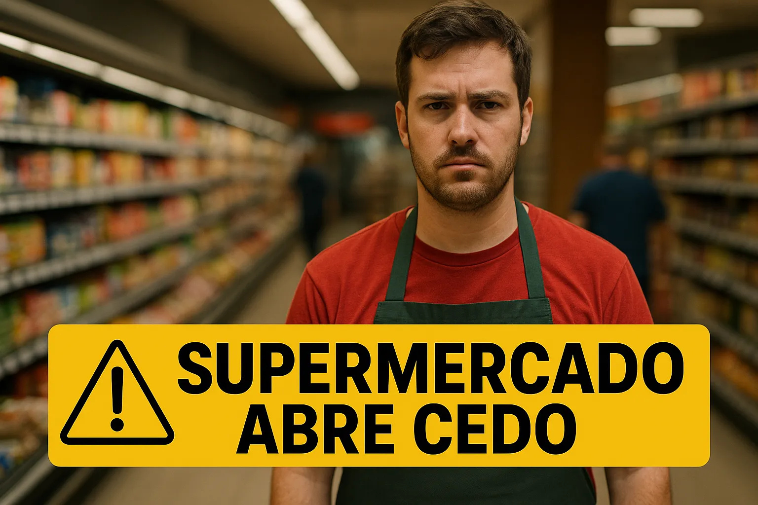 Trabalhador de supermercado relata jornada dominical extensa, consumo no limite do horário e impactos das novas regras para trabalho aos domingos e feriados