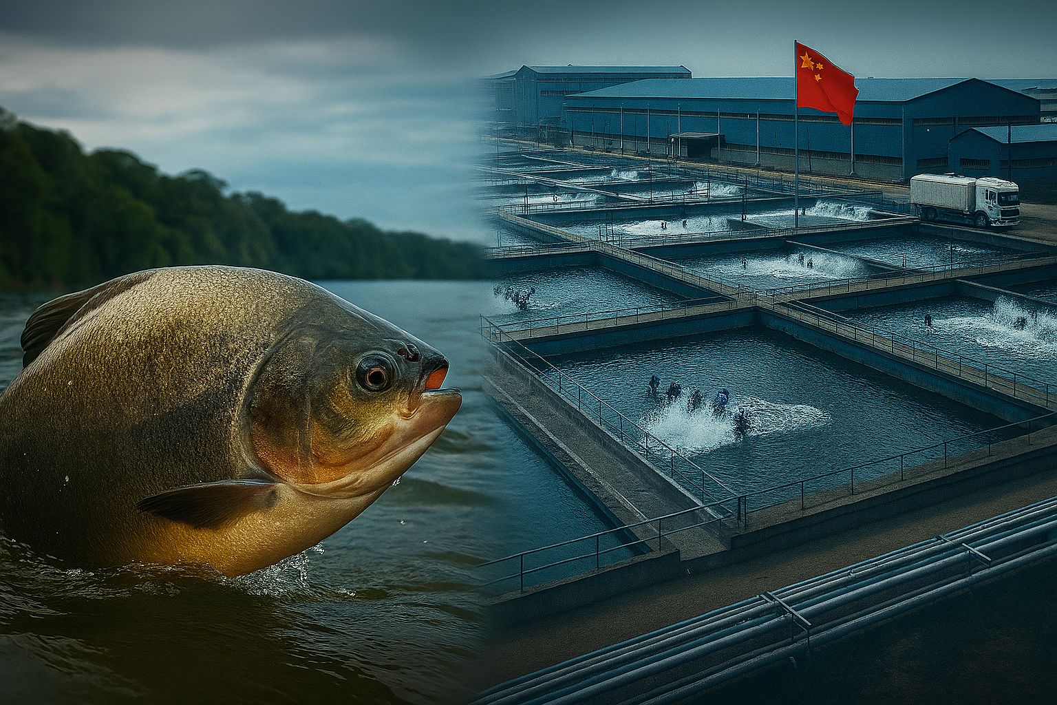 Nascido na Amazônia, mas produzido em escala industrial do outro lado do mundo: como a China se tornou líder mundial do tambaqui e deixou o Brasil em segundo plano em volume