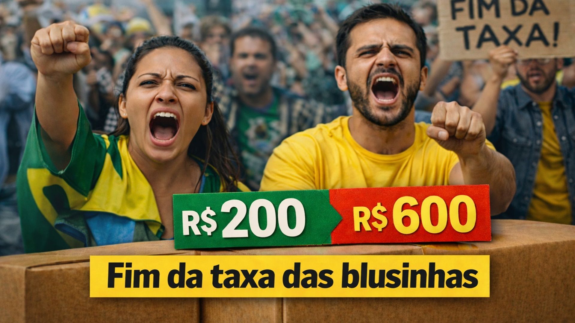 Enquete aponta 97% de apoio ao fim da taxa das blusinhas após relato de motor importado que triplicou de preço.