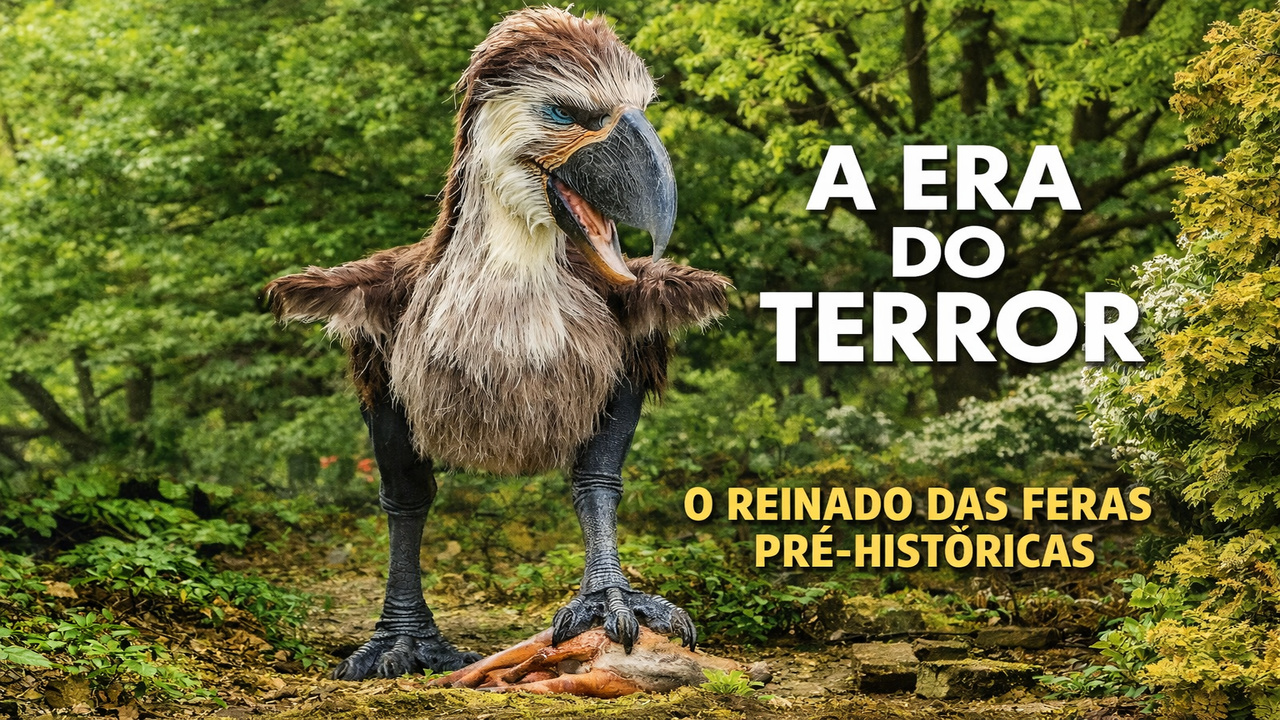 Maior que um humano, com mais de 2 metros de altura, pernas feitas para corrida extrema e força comparável à de um leão, o "Terror Bird" entrou para a história como a ave predadora mais letal que já dominou a terra firme