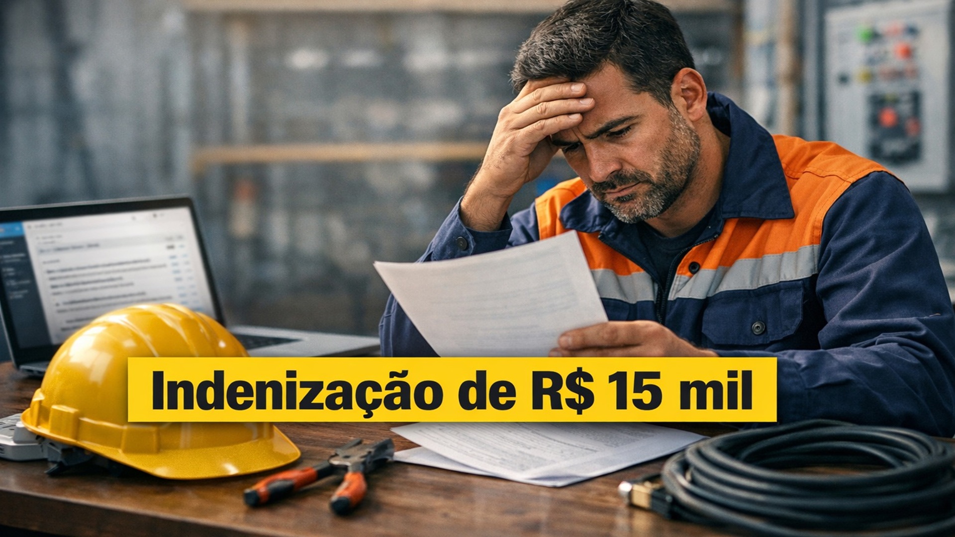 TRT de SC condena empresas a pagar R$ 15 mil por e-mail sobre dispensa que prejudicou recolocação de eletricista no mercado.