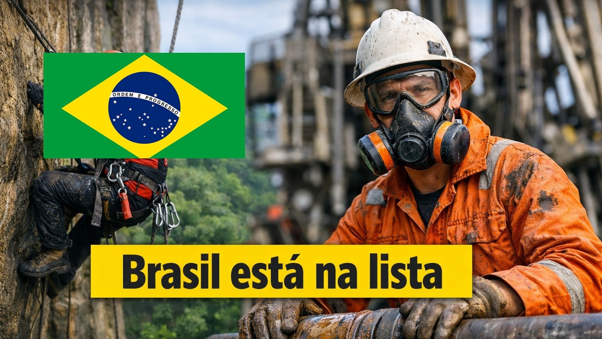 Trabalhos mais perigosos do mundo sustentam indústrias bilionárias, com riscos extremos, salários baixos e condições severas