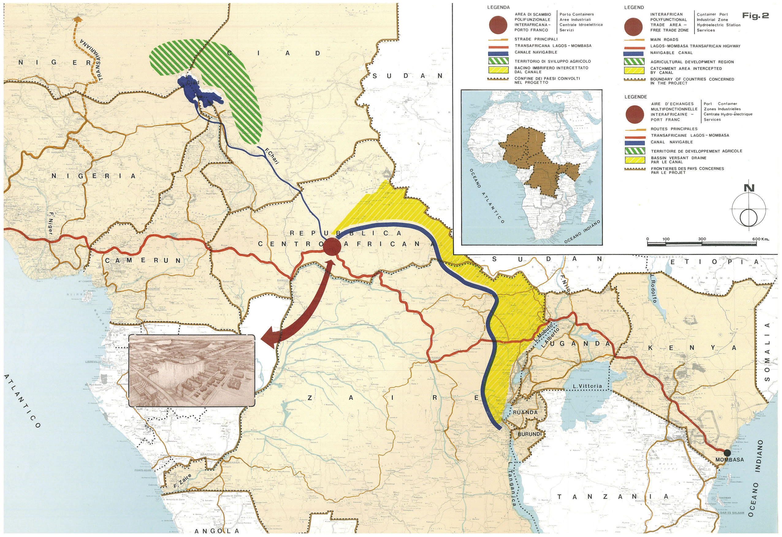 Avaliado em mais de US$ 20 bilhões, o projeto Transaqua prometia levar água do rio Congo ao Lago Chade para salvar milhões da seca, mas avança lentamente e segue longe de sair do papel
