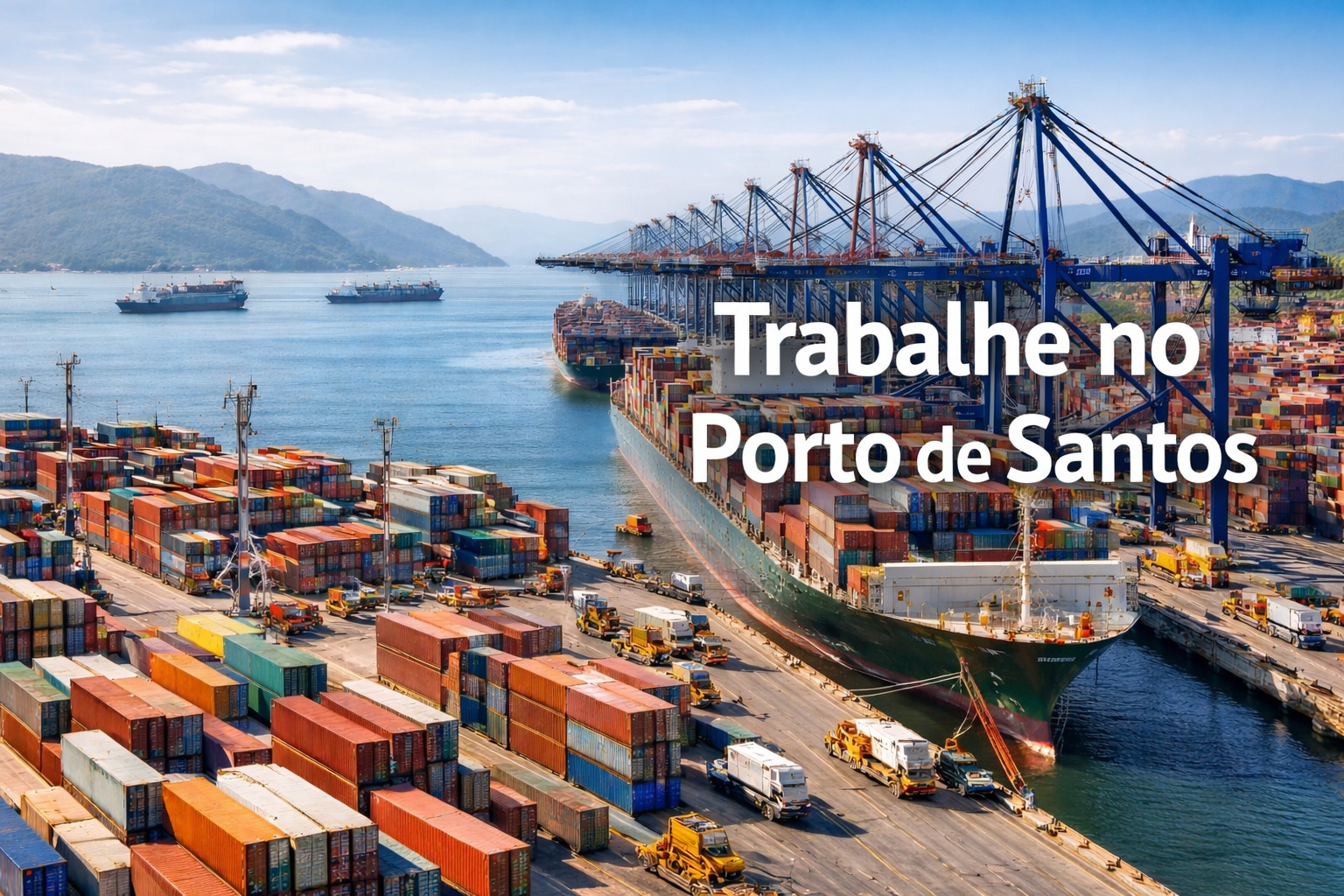 Porto de Santos: 50 vagas de emprego abrem novas oportunidades no mercado de trabalho