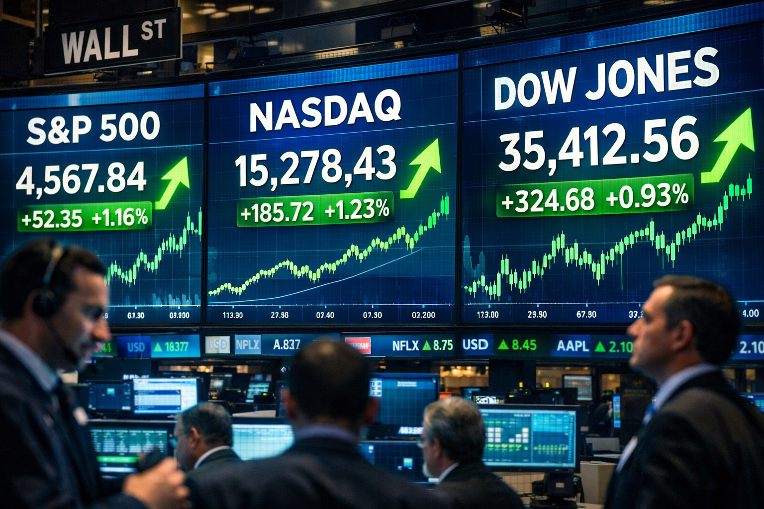 índices de Wall Street encerram 2025 com alta anual expressiva