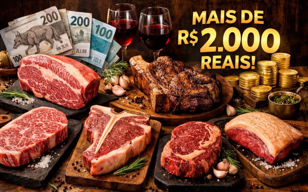 Conozca los cortes de carne más caros de Brasil, lo que eleva el precio y por qué Wagyu, Prime Rib, T-Bone, Bife Ancho y picanha premium forman parte de este nicho exclusivo.