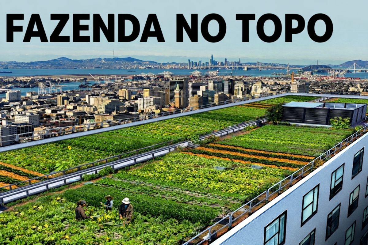 A maior fazenda de telhado de Oakland produz comida orgânica sobre solo urbano e inspira políticas de nutrição pública para cidades sustentáveis.