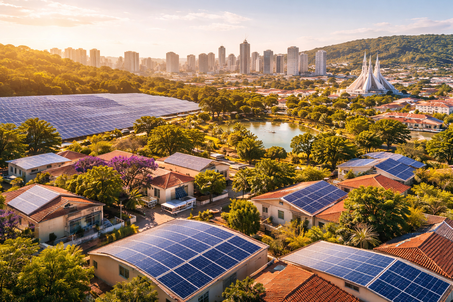 Anápolis transforma sol em desenvolvimento e vira referência nacional em energia sustentável