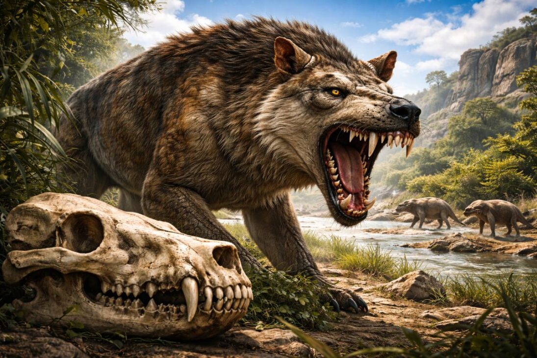 Andrewsarchus, bestia del Eoceno, es mamífero carnívoro artiodáctilo ligado a la línea de las ballenas en uno de los fósiles más enigmáticos del Eoceno.