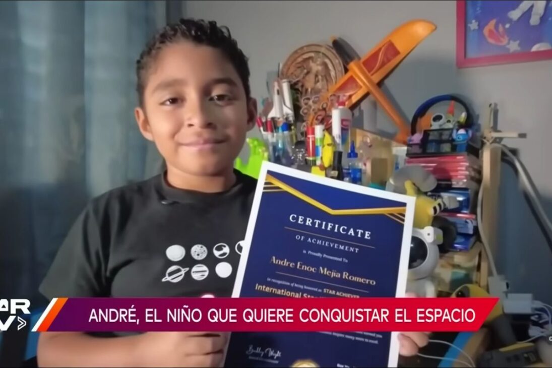 Niño prodigio de Honduras participa en desafíos de la NASA, reúne certificados, mantiene sueño de astronauta y cita Artemis 2 como referencia en su rutina de estudio y proyectos.