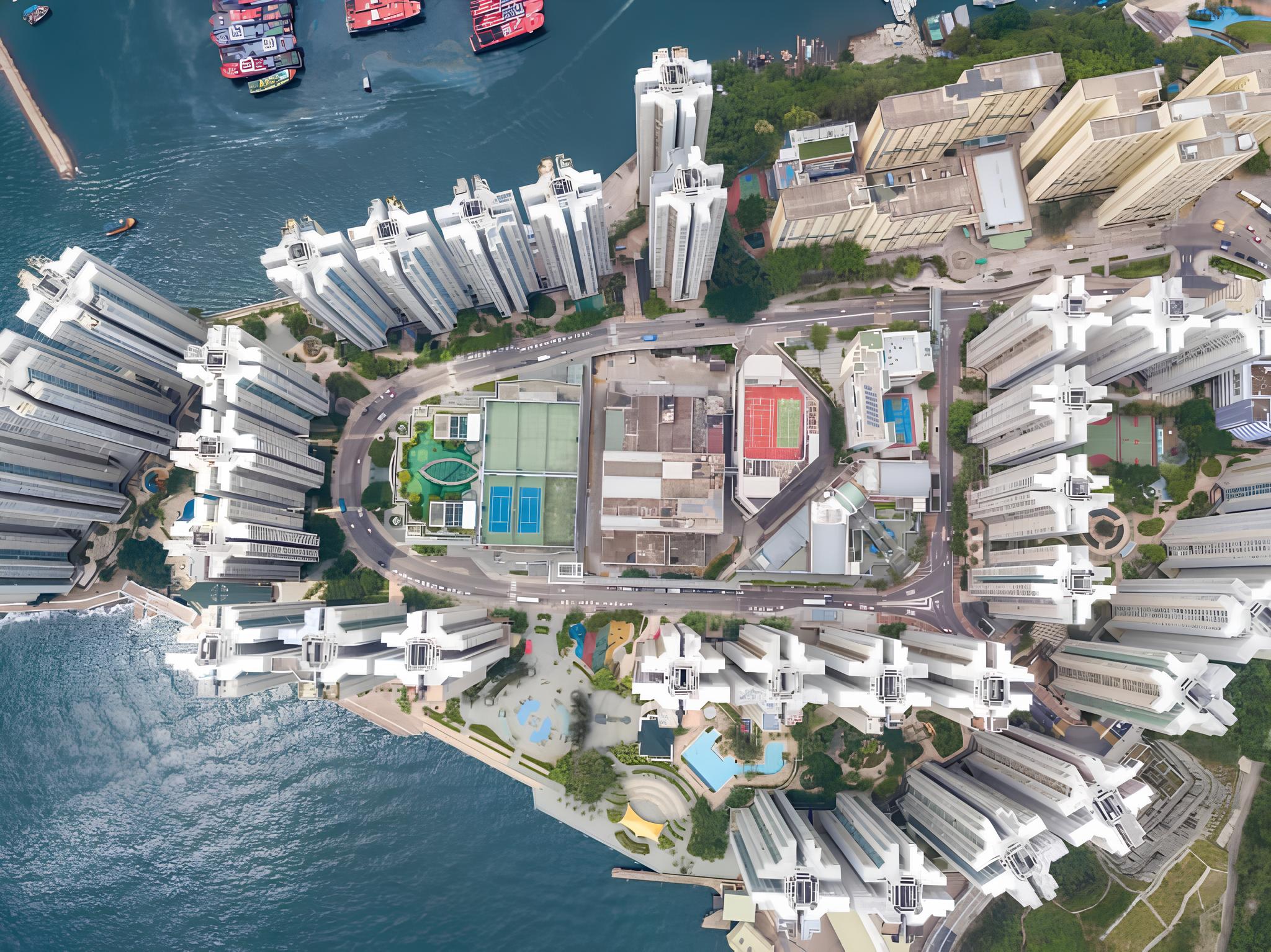 Com apenas 1,3 km² e mais de 80 mil moradores comprimidos entre fábricas, portos e arranha-céus, uma pequena ilha de Hong Kong tornou-se um dos territórios mais densamente povoados do planeta