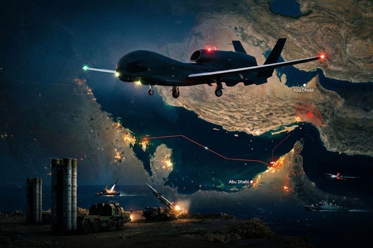 Avião espião dos EUA faz vigilância aérea perto da costa do Irã após fala de Donald Trump e aumenta tensão em Teerã.