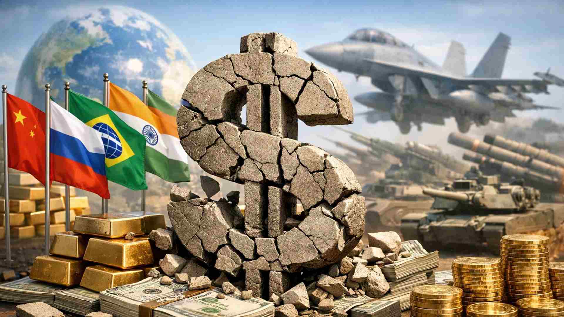 Dólar perde espaço nas reservas globais, ouro avança e BRICS testam sistemas alternativos de pagamento, pressionando a ordem financeira internacional.