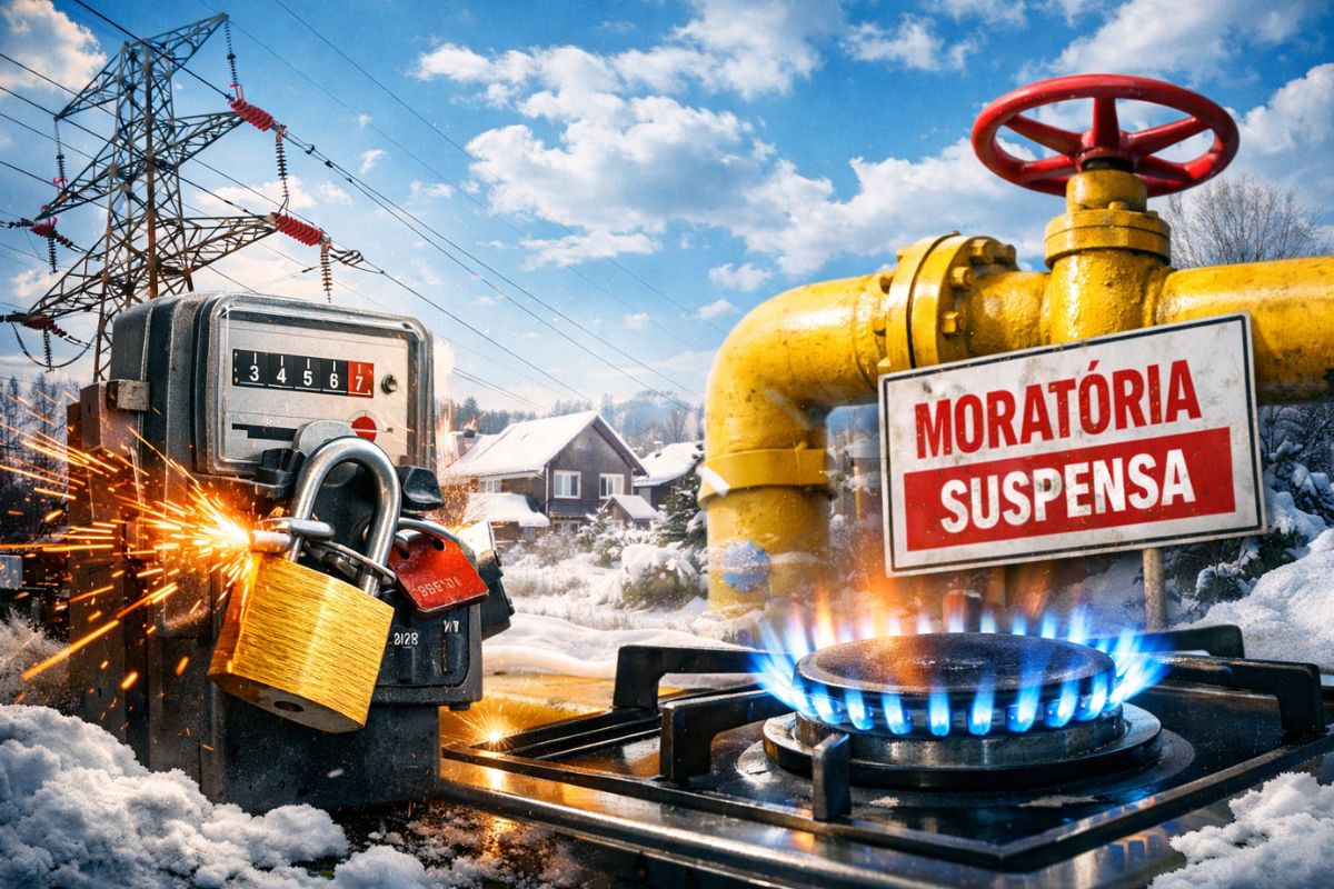 CRU suspende cortes de luz e gás no inverno, amplia proteção a clientes vulneráveis, alerta para risco de dívidas altas e pede que famílias negociem antes que a moratória