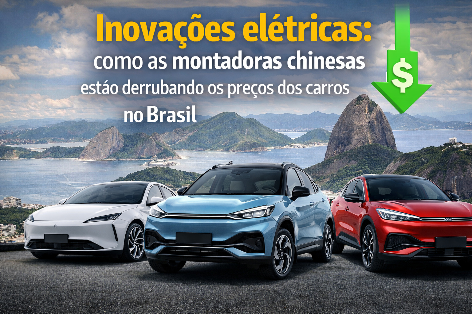 carros elétricos - preços - China