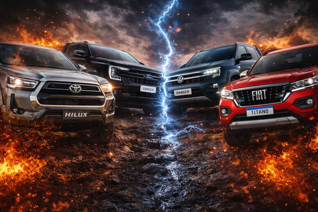 camionetas a diesel en Brasil - Fiat, Volkswagen, Ford, Toyota