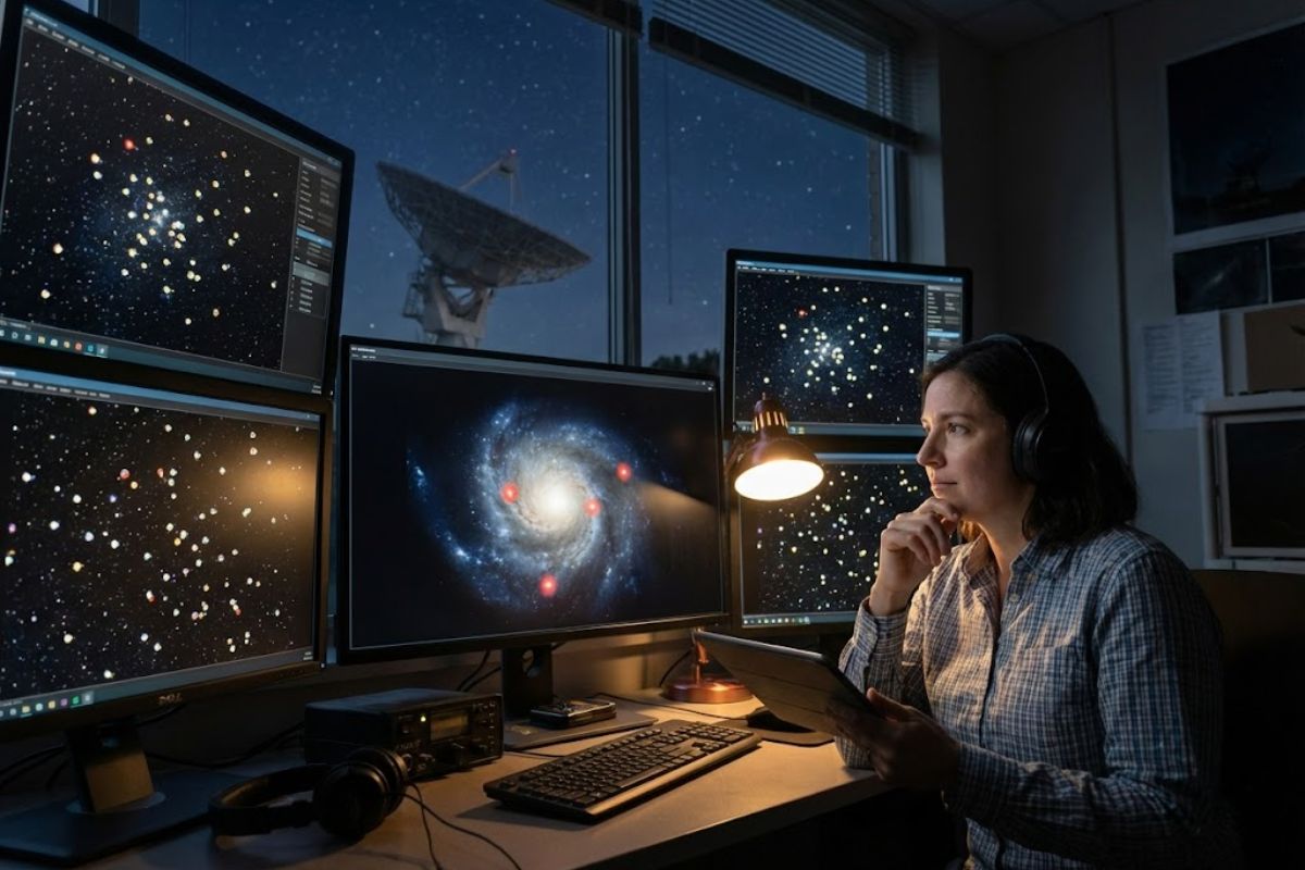 Cientistas estimam civilizações alienígenas na Via Láctea, analisam vida inteligente semelhante à Terra e reforçam o Paradoxo de Fermi ao questionar por que, mesmo com bilhões de estrelas, o universo permanece em silêncio absoluto.