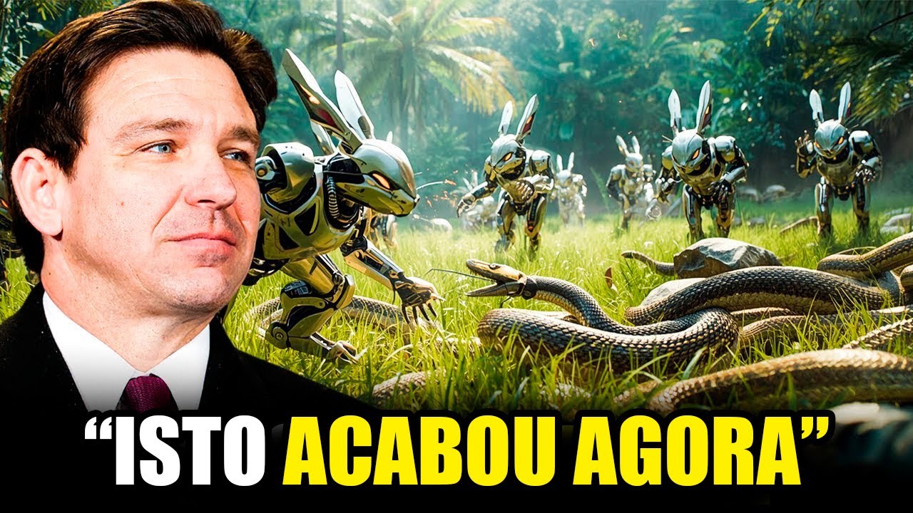 Para localizar pítons invasoras escondidas nos Everglades, pesquisadores dos EUA passaram a usar iscas robóticas que simulam calor corporal, movimento de presas e até odores naturais, transformando coelhos mecânicos e sensores em armas contra uma das piores invasões biológicas do país