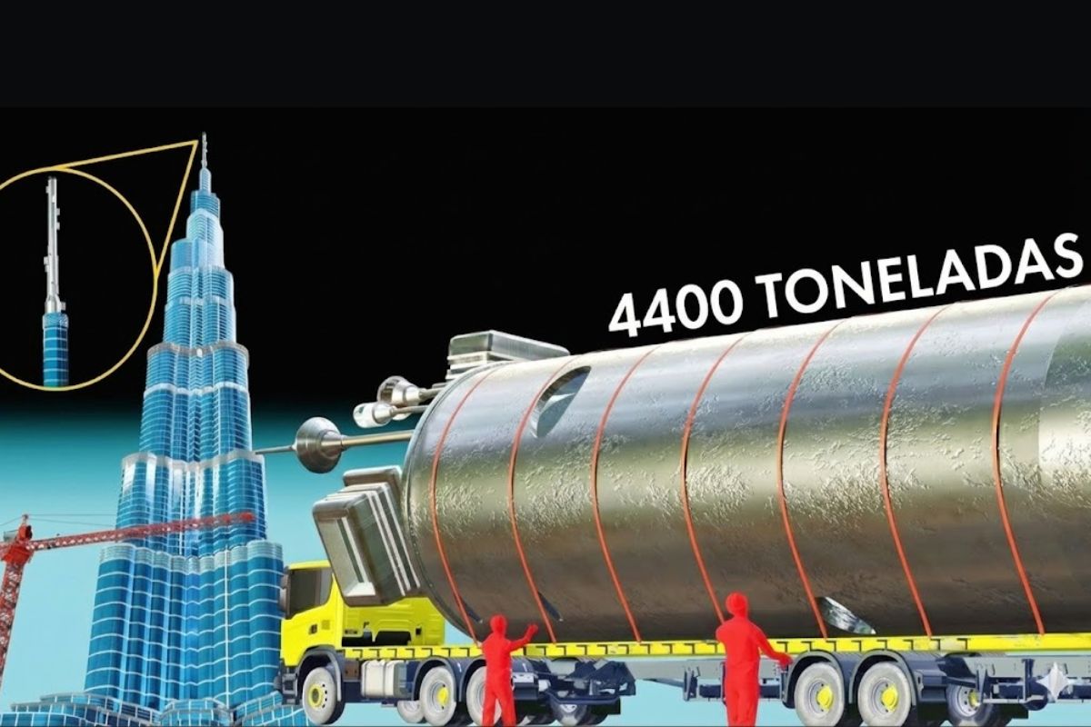 Burj Khalifa ergueu uma agulha de aço usando macacos hidráulicos, bombeamento de concreto e um núcleo estrutural que tornaram possível a torre mais alta do mundo.