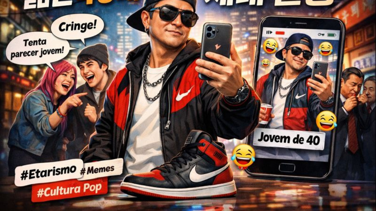 Conflito geracional ganha força quando jovens de 40 passam a ser ridicularizados em memes na Coreia do Sul.