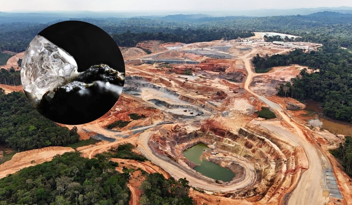 Mina Braúna, em Nordestina (BA), produz diamantes em rocha matriz e reforça o destaque da Bahia em gemas como esmeraldas e quartzo rutilado.