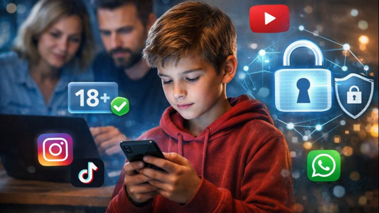 Com o ECA Digital, redes sociais adotam verificação de idade online e supervisão parental digital para proteger crianças.