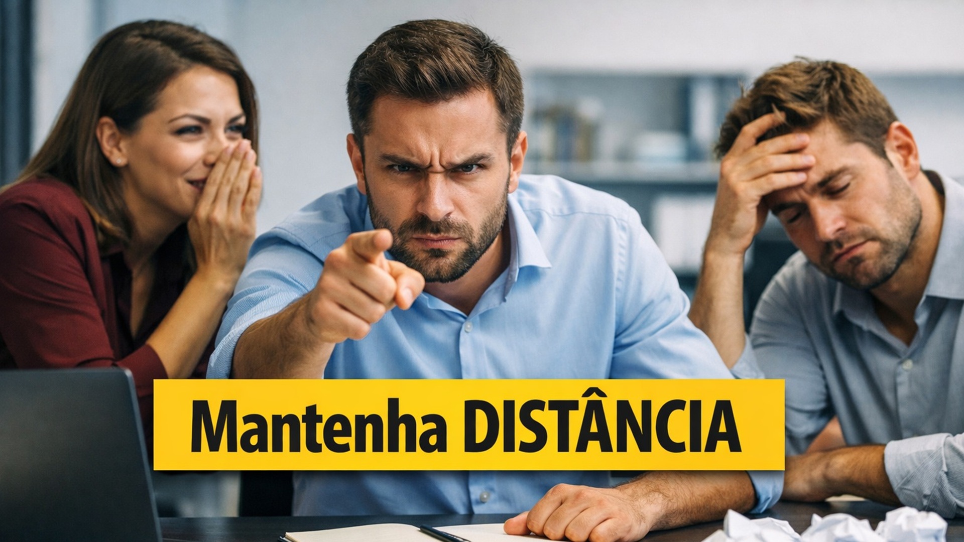 Especialistas apontam quais colegas de trabalho podem afetar saúde mental, desempenho profissional e estabilidade no ambiente corporativo.
