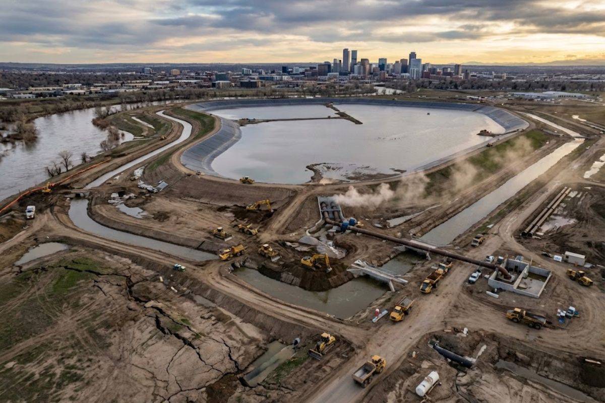 Megabacias de infiltração avançam na Califórnia para recarga de aquíferos, empurrando água ao subsolo em 2026 com Flood-MAR, canais temporários e monitoramento, na tentativa de frear subsidência e evitar colapso hídrico.