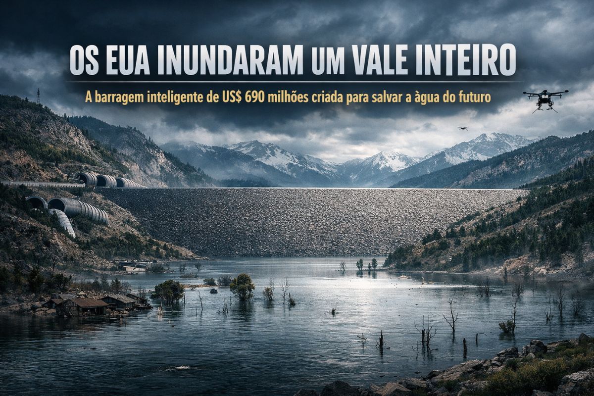EUA gastam US$ 690 milhões para inundar vale no Colorado, erguer represa Chimney Hollow, perfurar montanha e desviar água para garantir água a 500 mil pessoas em plena mega seca (1)