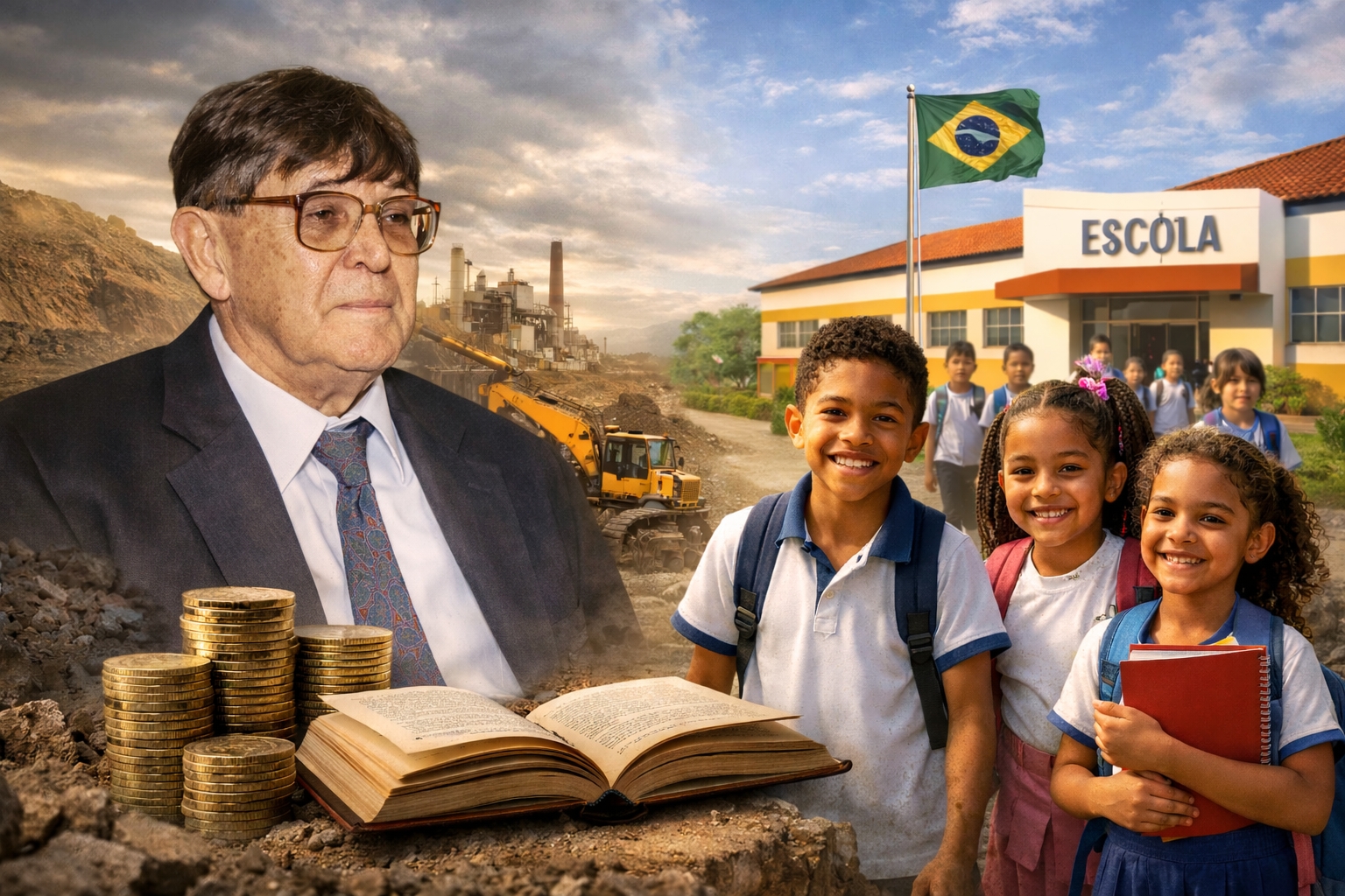 nordeste - Bahia - mineração - mineradora - doação bilionária - doação bilionária inédita no Brasil - educação gratuita na Bahia - crianças do Nordeste