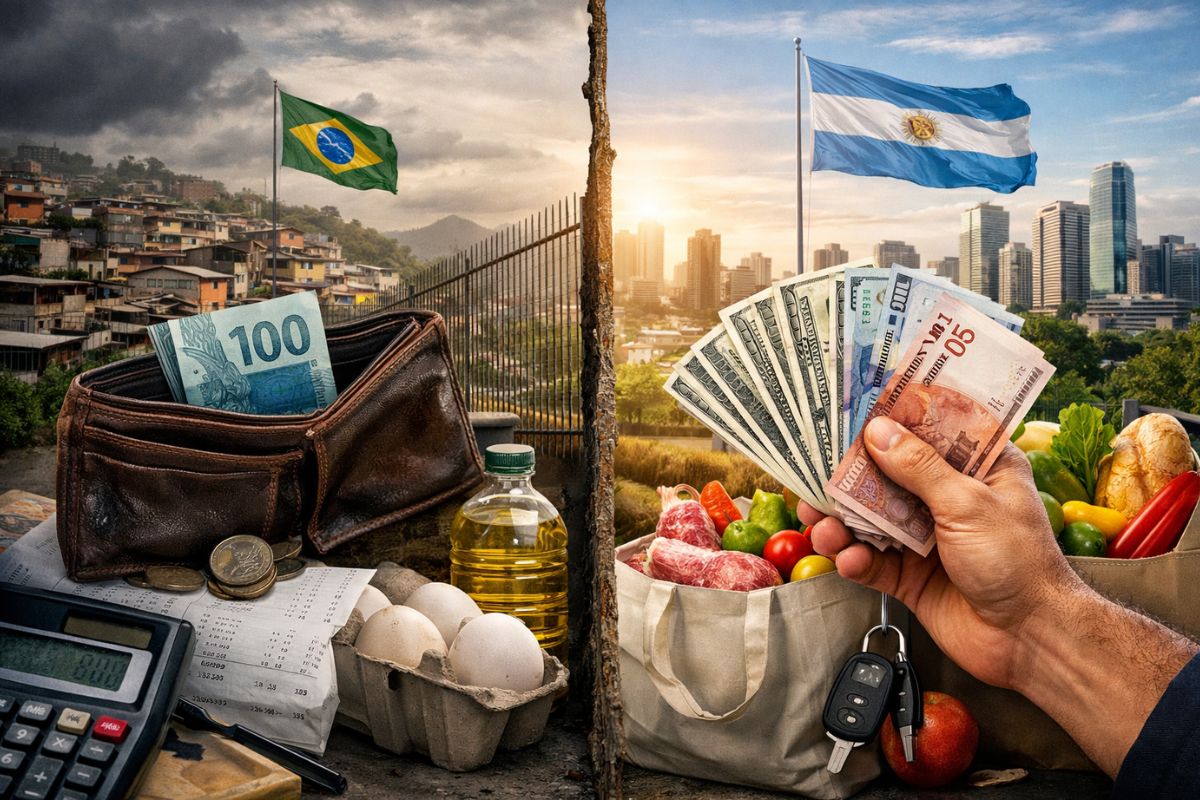 país vizinho Uruguai eleva salário mínimo com reajuste de 7,54% em 2026 e expõe comparação com Brasil, valores em pesos, dólares e reais, além do impacto no bolso.