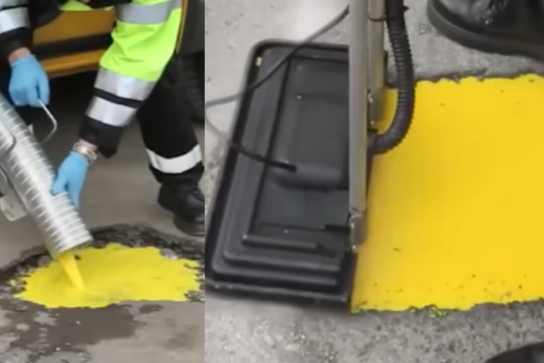 Futuro del transporte en el mundo con carreteras que brillan en la oscuridad, carreteras inteligentes, asfalto reciclado y energía solar en las carreteras.