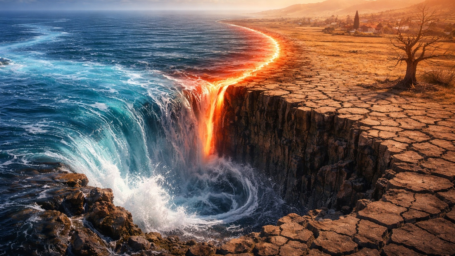 Estudo aponta que colapso da AMOC pode intensificar secas extremas e prolongar estações secas na Europa por até mil anos.