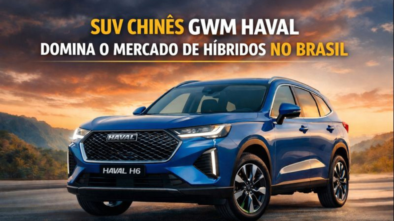GWM Haval H6 2026 lidera o mercado de híbridos no Brasil e mostra por que o SUV chinês virou referência em vendas.