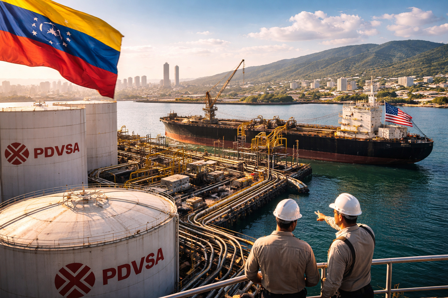 Governo da Venezuela diz que negocia venda de petróleo com os Estados Unidos