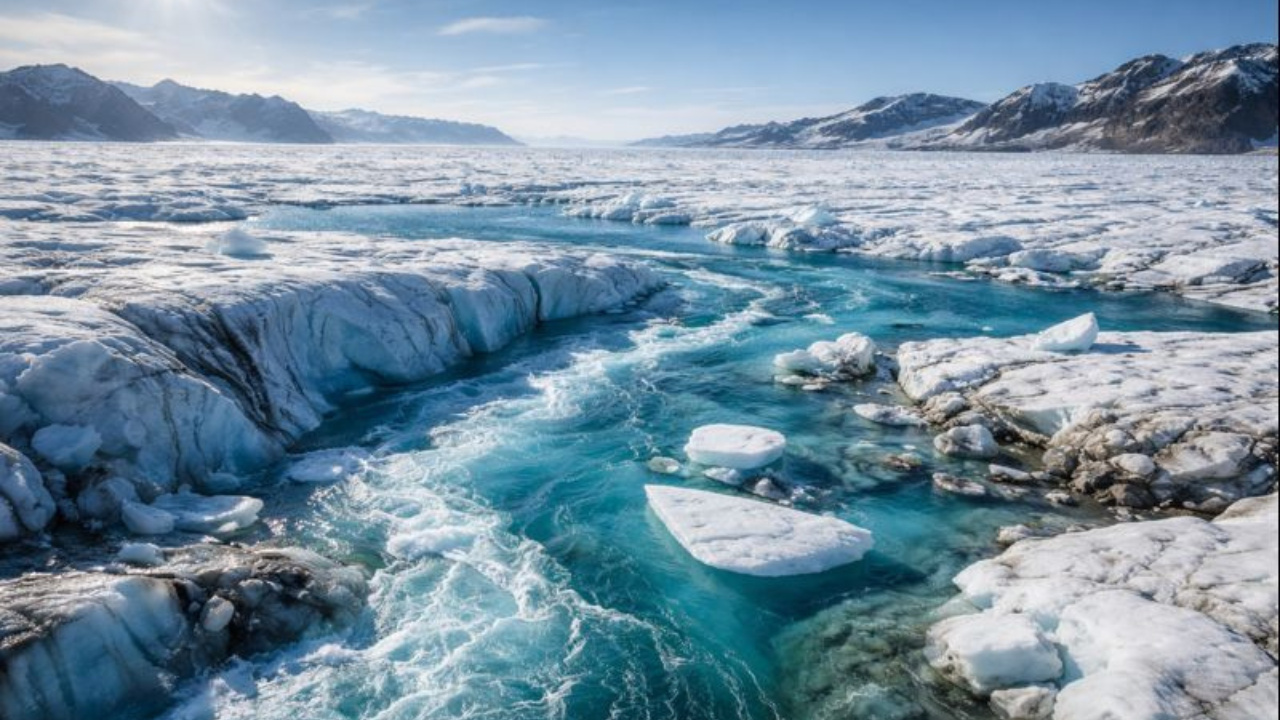 Estudo mostra que a Groenlândia sofre deslocamento geológico causado pelo degelo do Ártico, mudanças climáticas e ajuste isostático glacial.