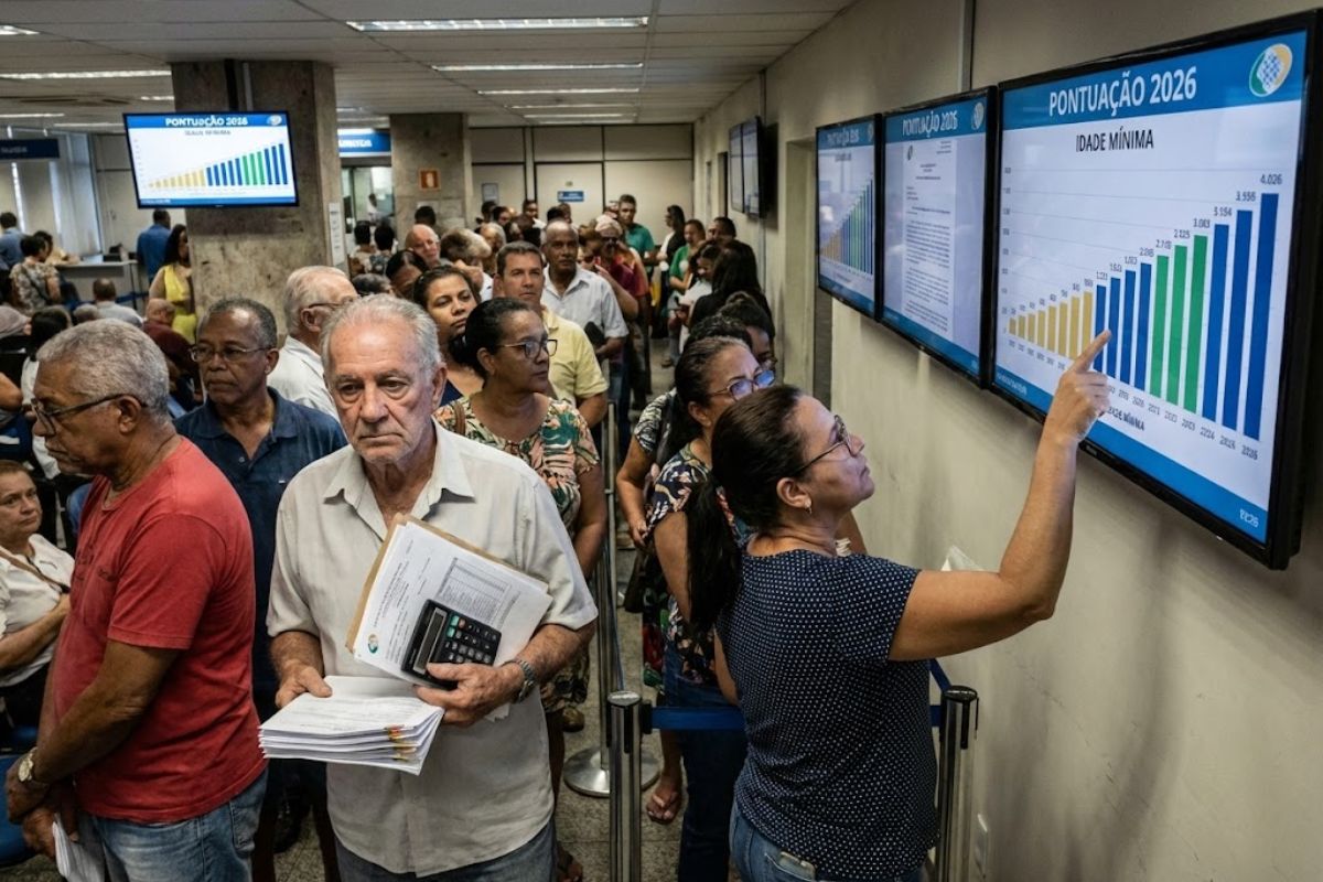 INSS endurece em 2026 e torna a aposentadoria mais difícil: regras de transição sobem idade mínima e pontos, mantêm contribuição e elevam o teto, deixando o planejamento mais confuso para quem estava perto de parar de trabalhar.